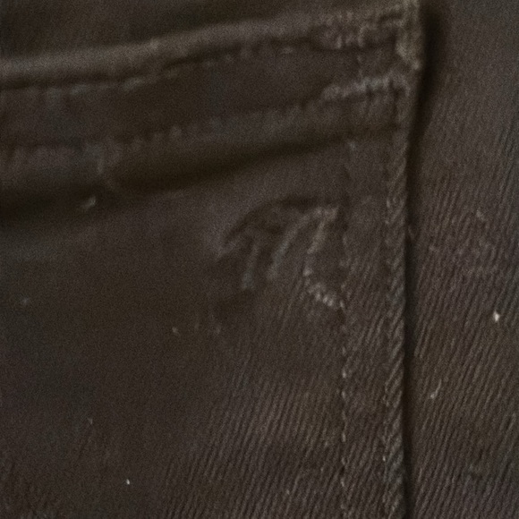 MADEWELL 11” High-Rise Skinny Jean size 26 in jet black Raw hem. - Picture 14 of 14